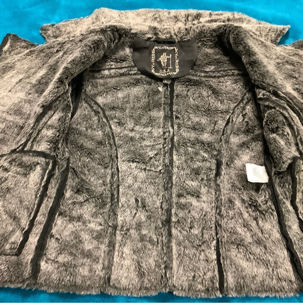 My Tribe shearling cropped jacket - Picture 7 of 13
